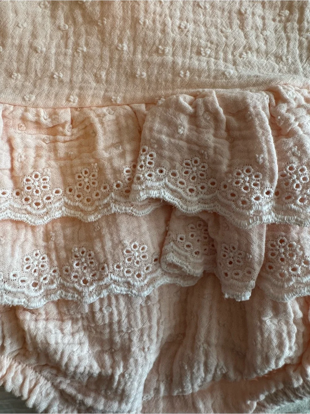 Rachel Zoe Pink Ruffle Baby Romper with Headband & Pearl-Trim Sunglasses